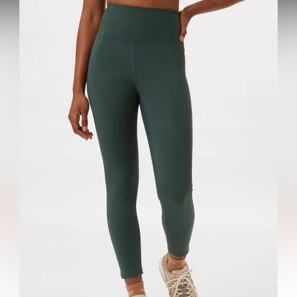 High Rise Compressive Legging 28.5, Moss - Picture 2 of 3